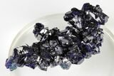 Lustrous Azurite Crystal Cluster - Milpillas Mine, Mexico #193761-1